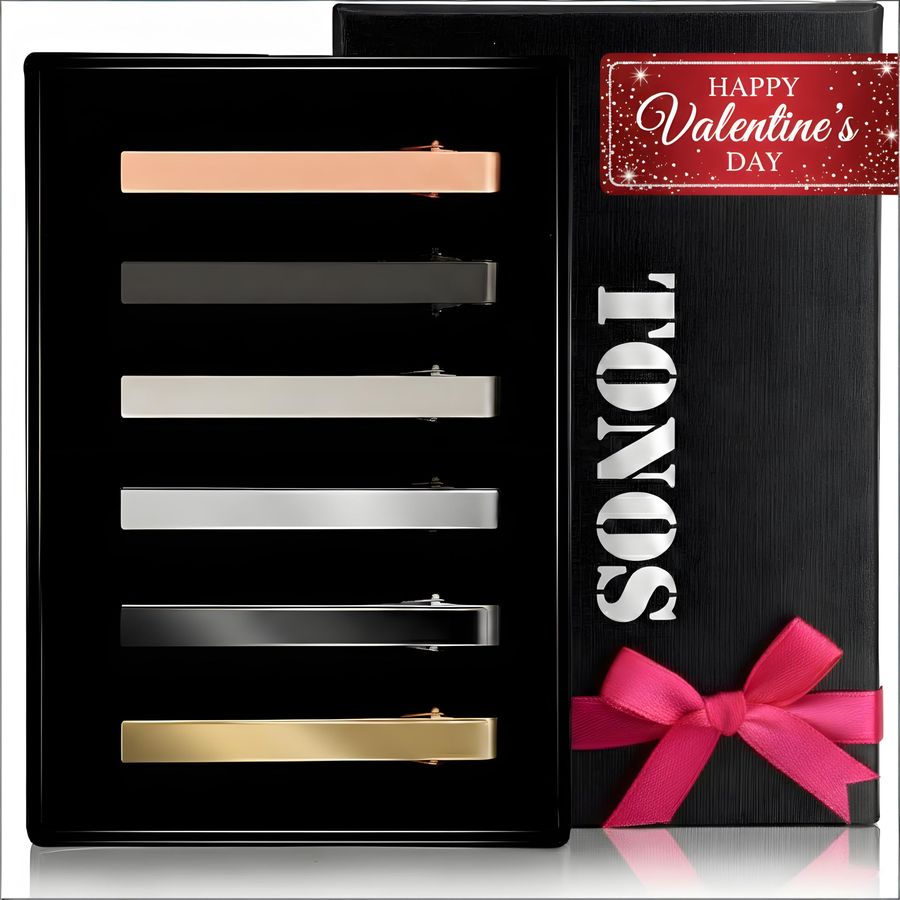 Clips for Men, 6 PACK Tie Clip - Tie Bar Set Gift incelemesi ve fiyatı