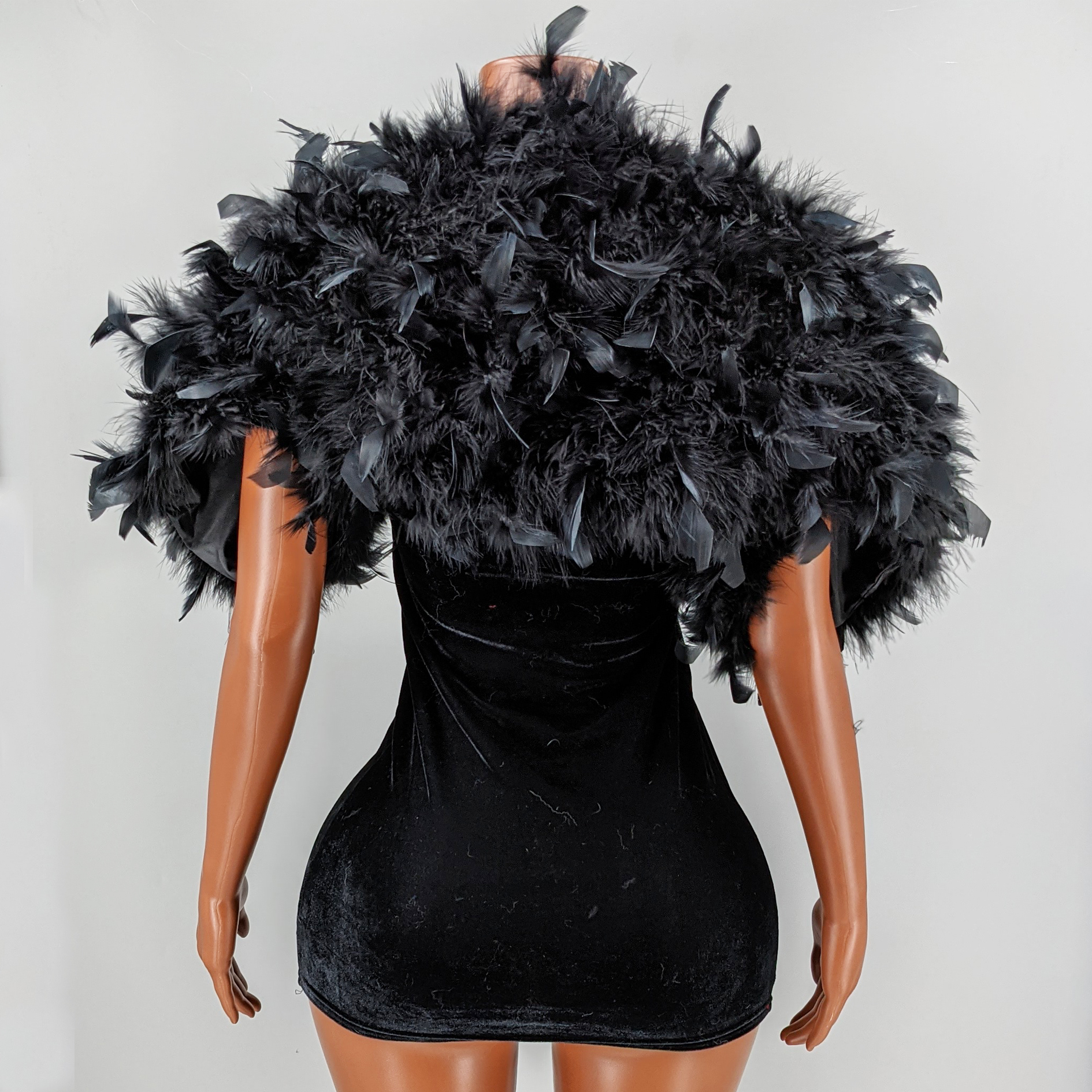 Black Feather Shawl for Women  - Stole Wedding Shawl incelemesi ve fiyatı