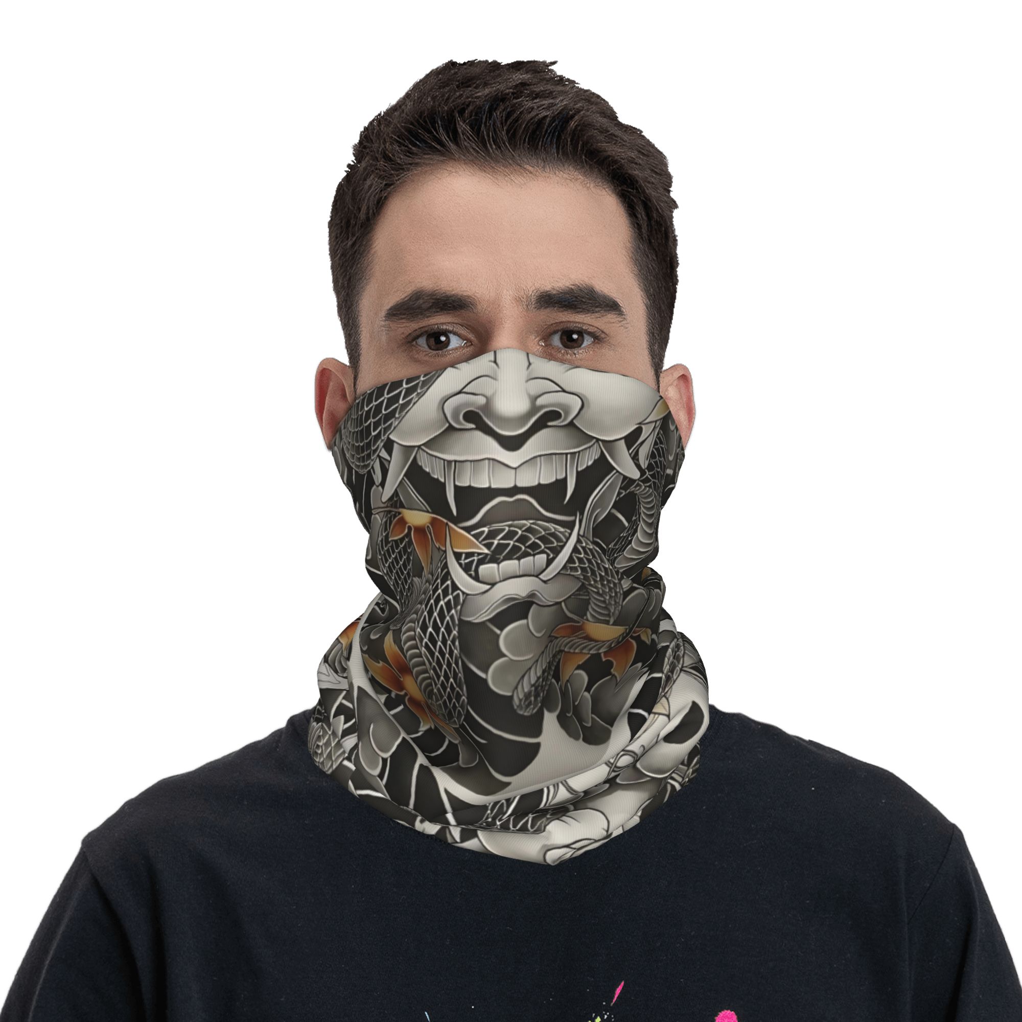 Custom Samurai Oni Demon Banda - Neck Warmer Tube incelemesi ve fiyatı