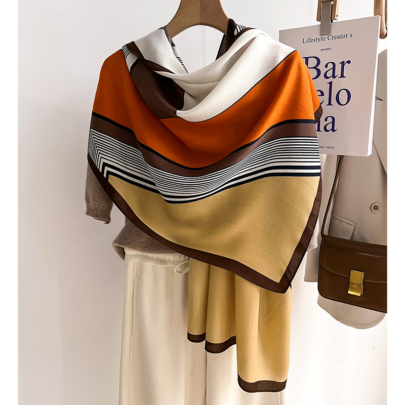 Luxury Brand Scarf  Wool Cotto - Pashmina Wrap Large incelemesi ve fiyatı