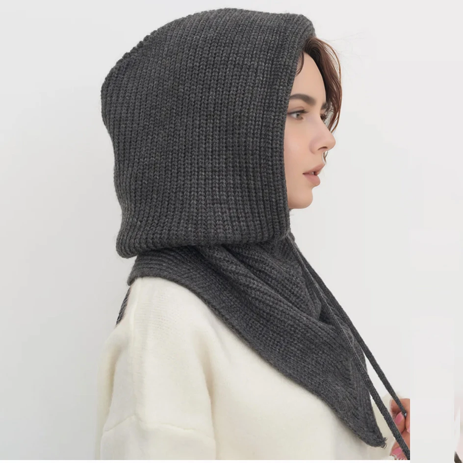 Women's Knitted Beanie Hat wit - Infinity Scarf Knit incelemesi ve fiyatı