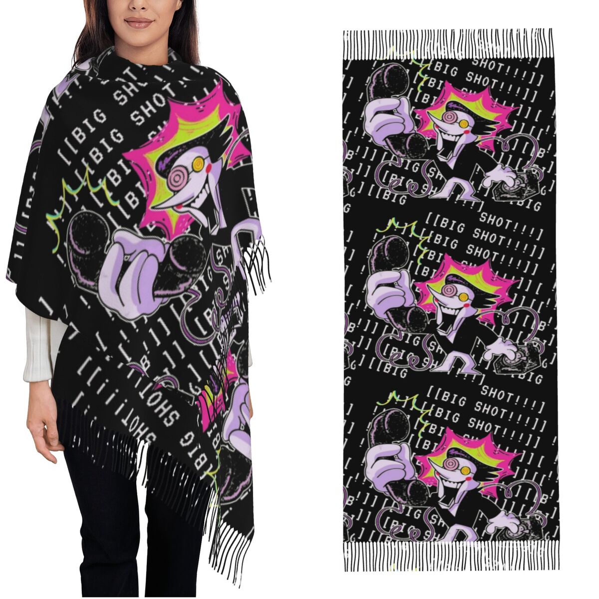 Deltarune Shawl Wrap for Women - Pashmina Wrap Large incelemesi ve fiyatı