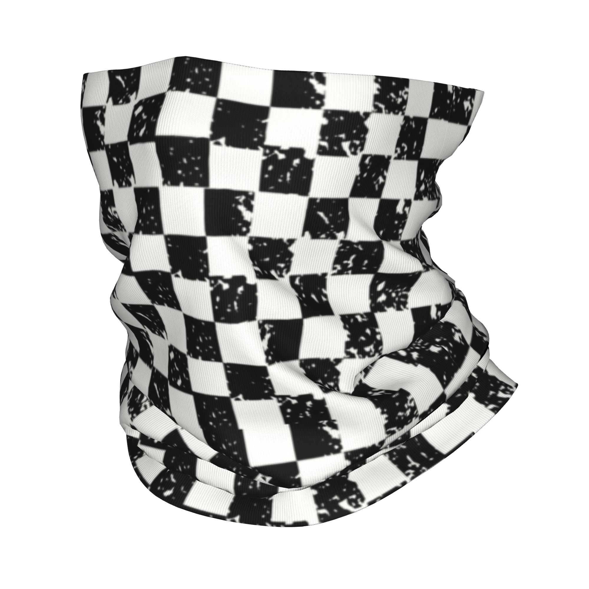Custom Retro Checkered Flag Wi - Neck Warmer Tube incelemesi ve fiyatı