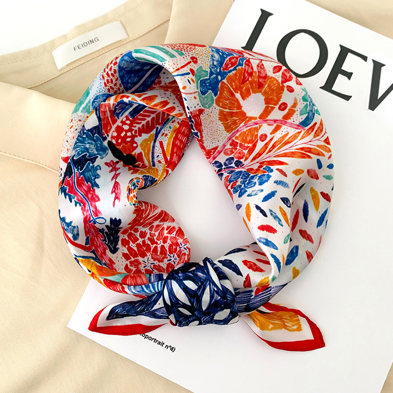 53cm Square Silk Scarf Women N - Scarf Silk Square incelemesi ve fiyatı