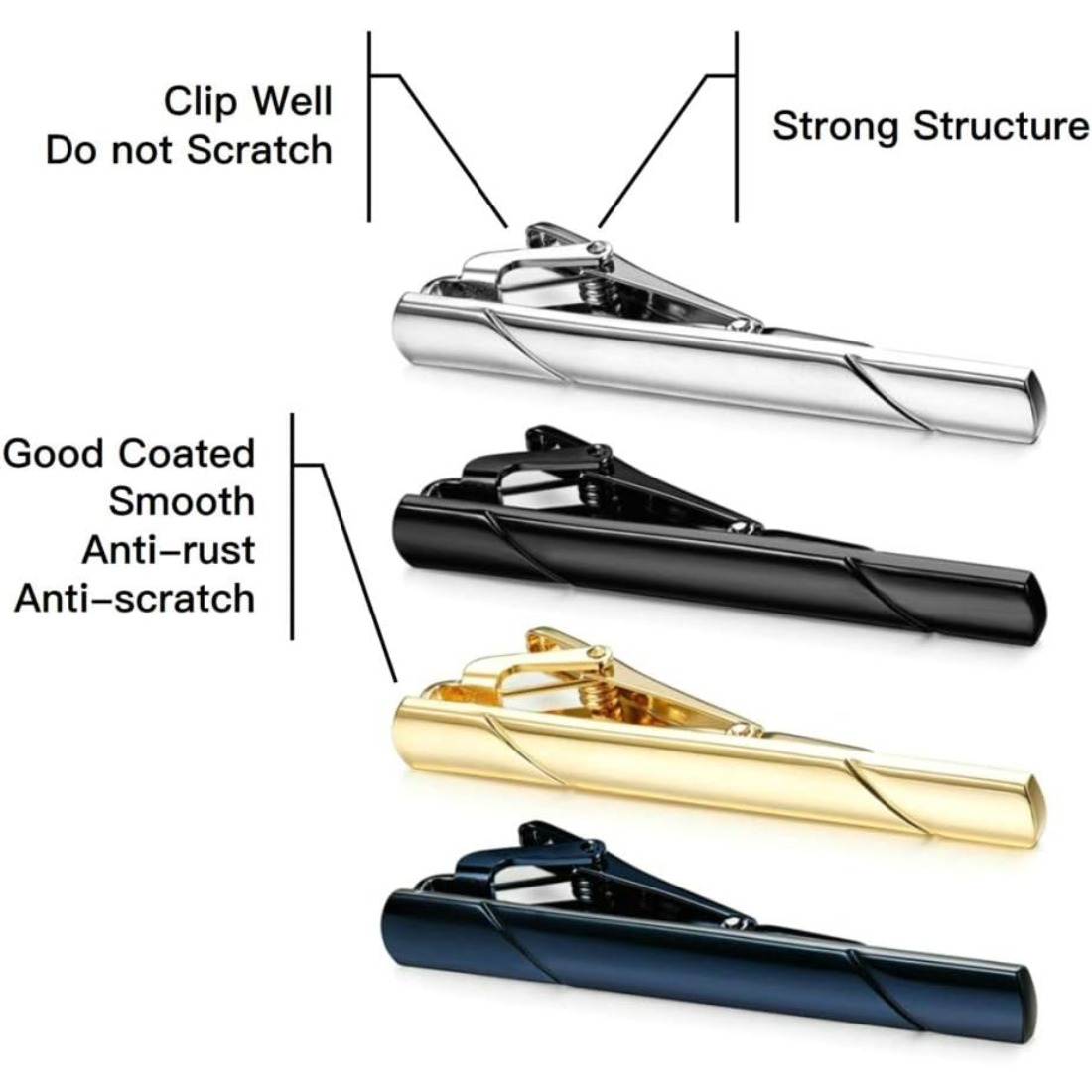 Father's Day Gift Men's Tie Cl - Tie Bar Set Gift incelemesi ve fiyatı