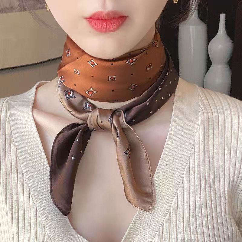 New Fashion Zebra Printed Squa - Ascot Neck Scarf incelemesi ve fiyatı