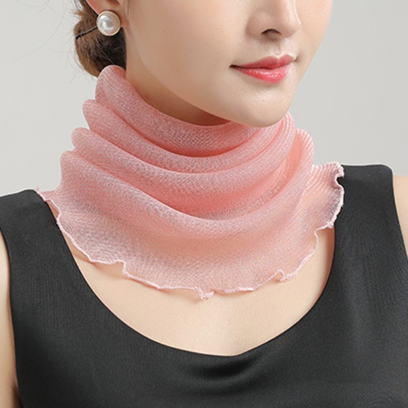 Spring Summer Chiffon Neck Col - Ascot Neck Scarf incelemesi ve fiyatı