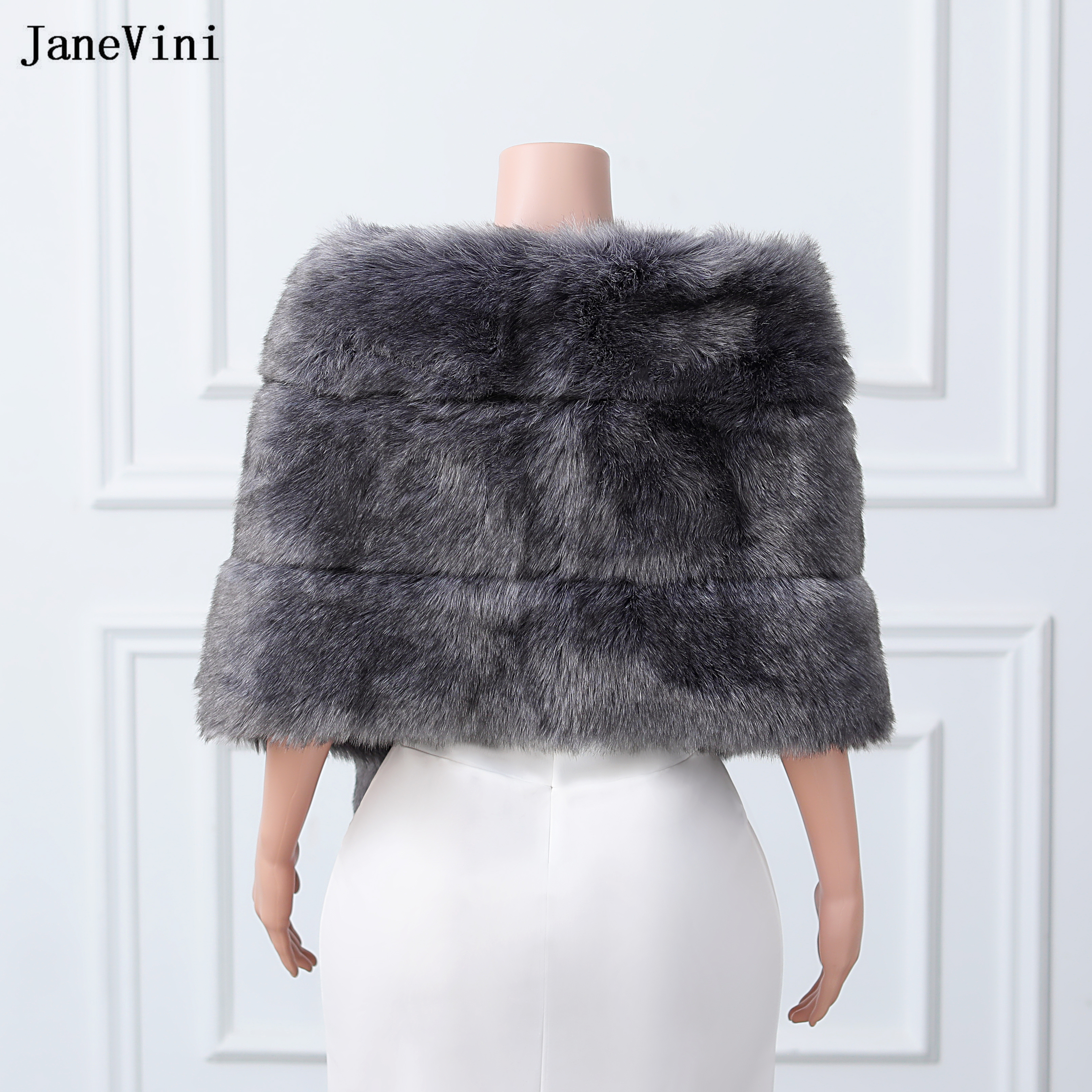 JaneVini High Quality Dark Gra - Stole Wedding Shawl incelemesi ve fiyatı