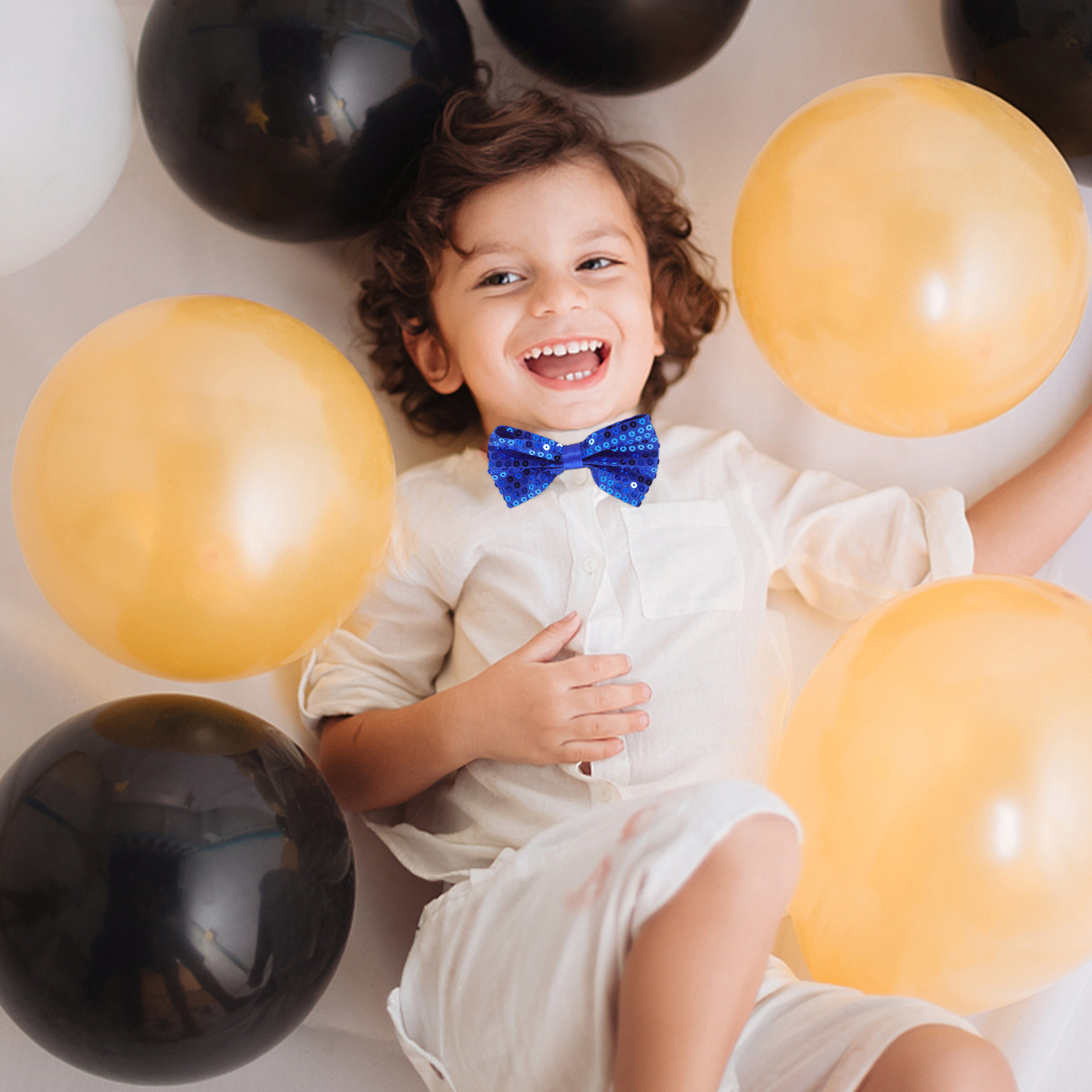 5Pcs Children's Sequin Bow Tie - Bow Tie Pre Tied incelemesi ve fiyatı