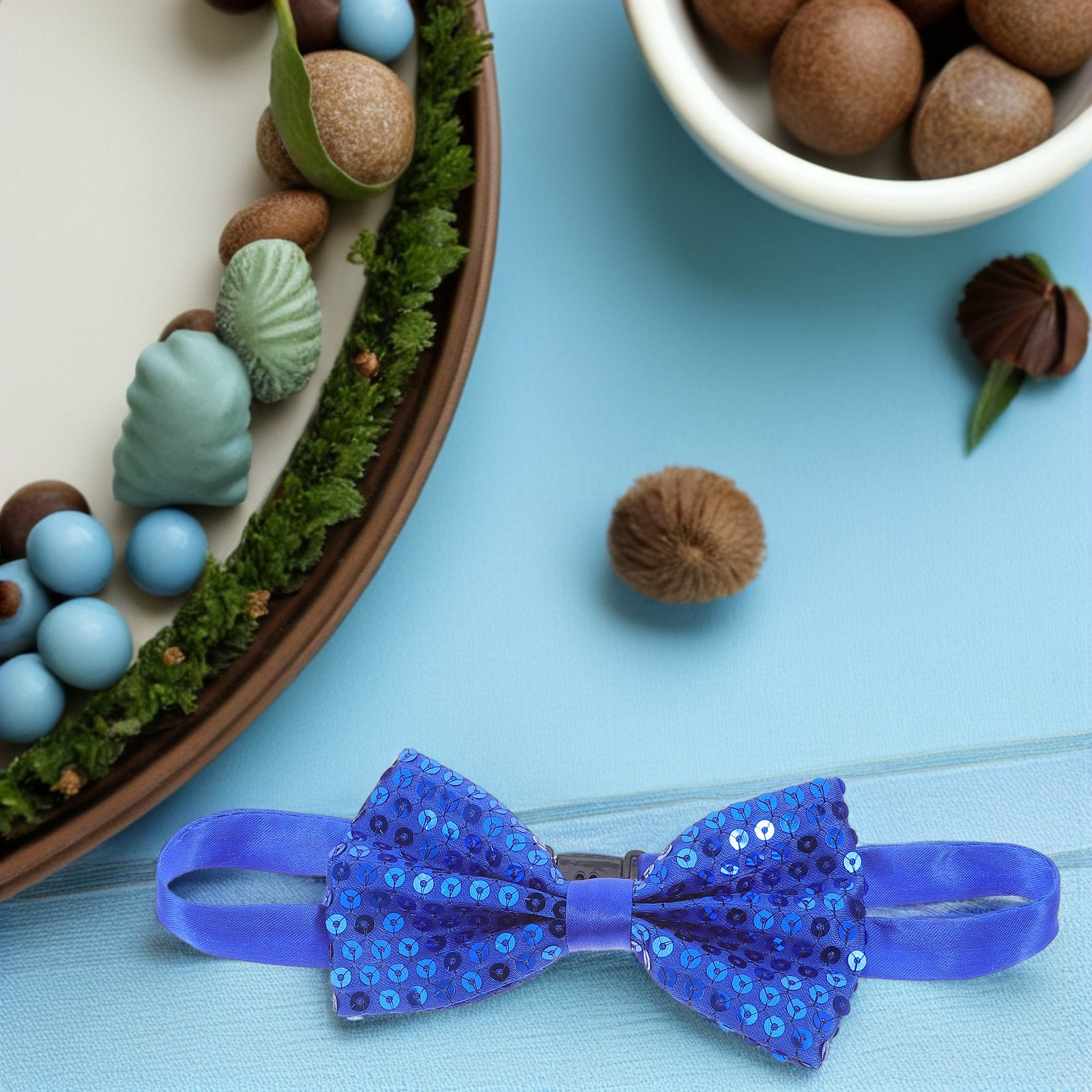 5Pcs Children's Sequin Bow Tie - Bow Tie Pre Tied incelemesi ve fiyatı