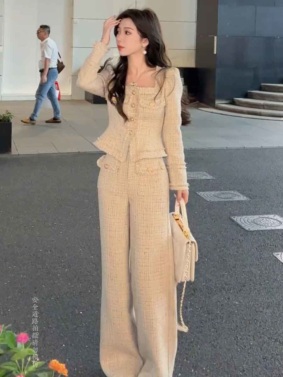 2024 Winter Women's Fashion an - Pocket Square Set incelemesi ve fiyatı