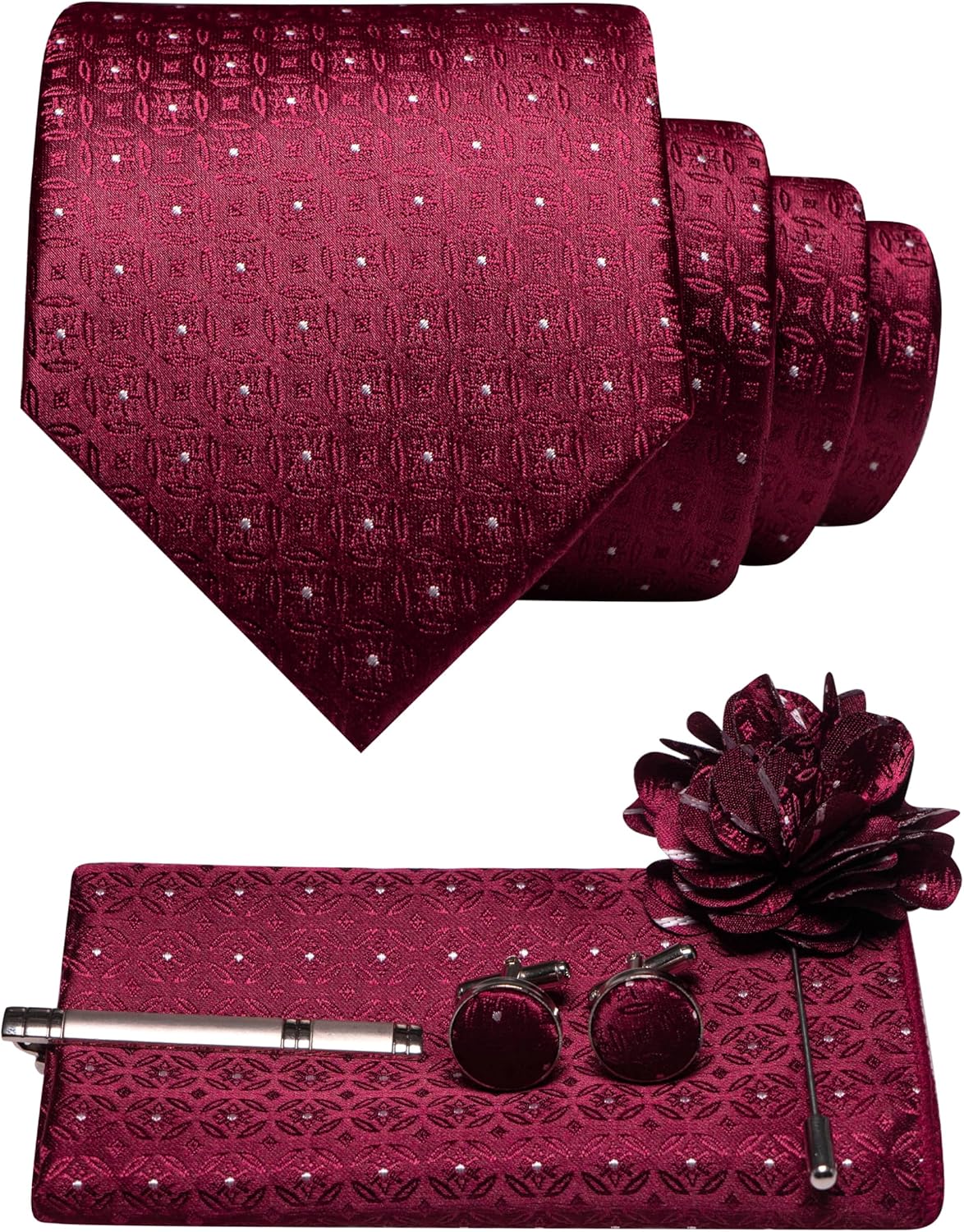 5PCS Men's Tie Set with Pocket - Pocket Square Set incelemesi ve fiyatı