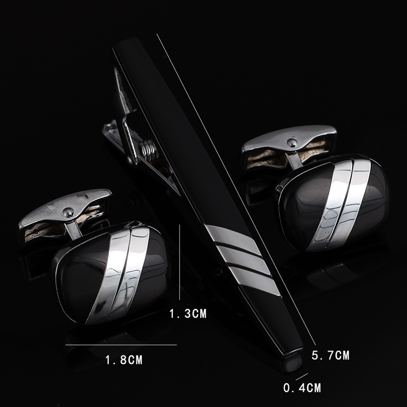 Mens Ties Clip Cufflinks Set S - Tie Bar Set Gift incelemesi ve fiyatı