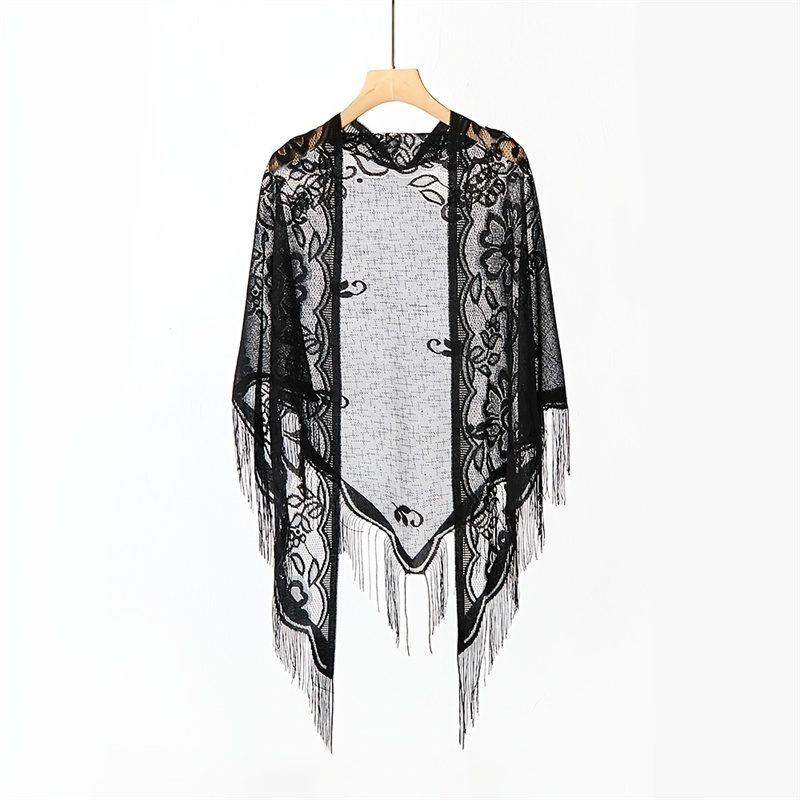 New Embroidery Lace Scarf Shaw - Stole Wedding Shawl incelemesi ve fiyatı