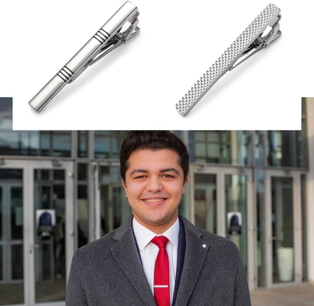 Classic Silver Tie Bar Set for - Tie Bar Set Gift incelemesi ve fiyatı