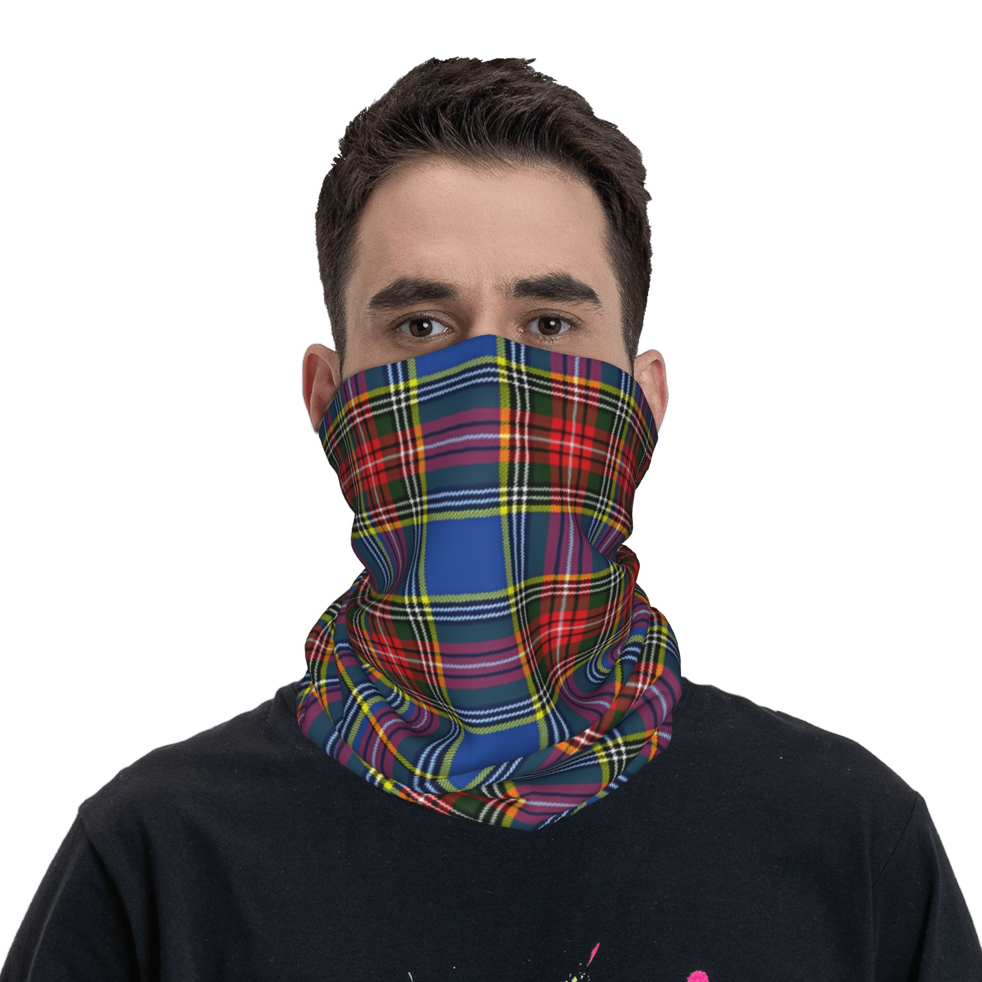 Custom Royal Tartan Plaid Wint - Neck Warmer Tube incelemesi ve fiyatı