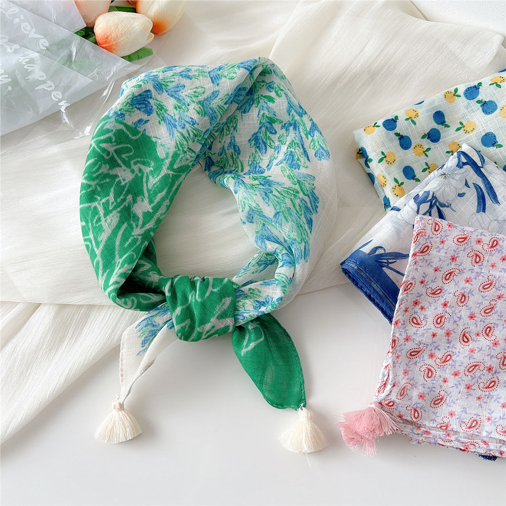 Summer Scarf Colorful Flower P - Bandana Cotton incelemesi ve fiyatı