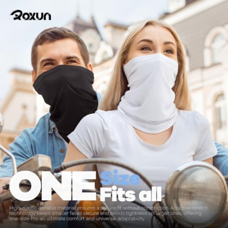 ROXUN 4 Pack Neck Gaiter, Cool - Face Scarf Mask incelemesi ve fiyatı