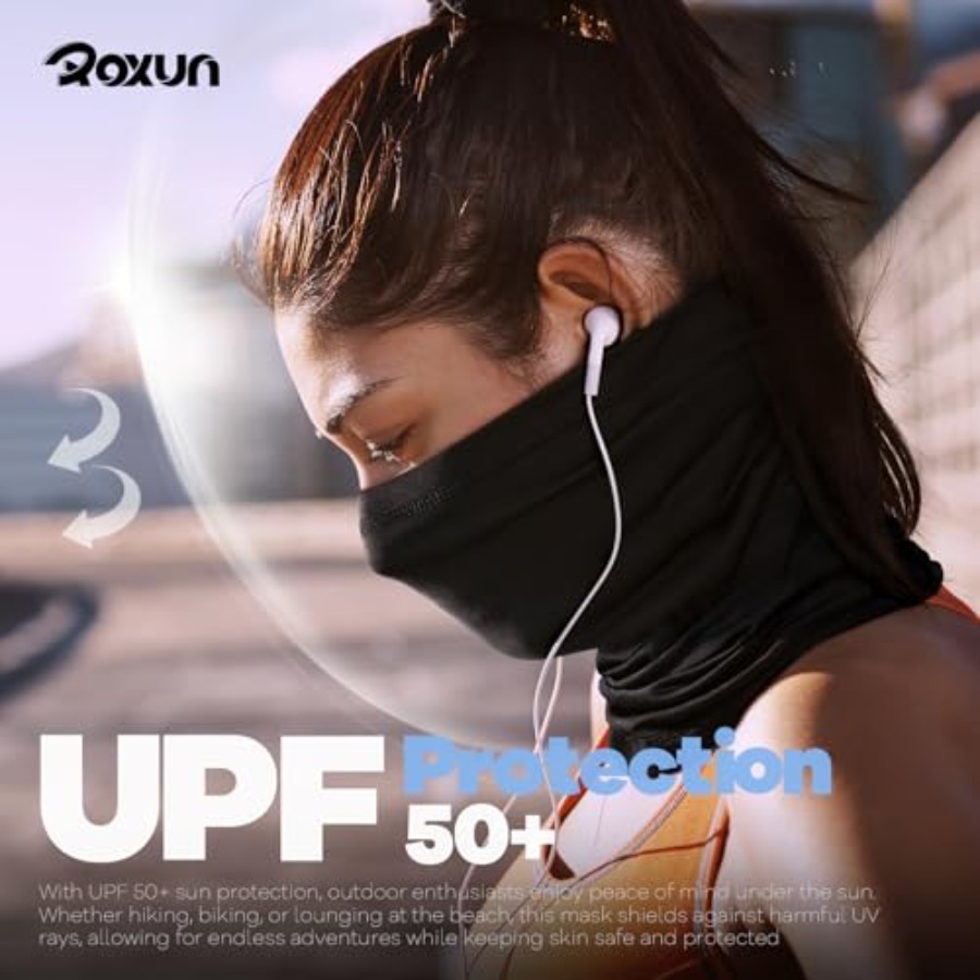 ROXUN 4 Pack Neck Gaiter, Cool - Face Scarf Mask incelemesi ve fiyatı