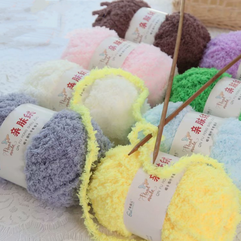 Chenille Plush Chunky Yarn for - Woven Scarf Blanket incelemesi ve fiyatı