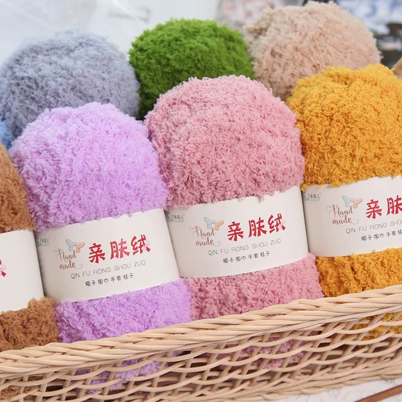 Chenille Plush Chunky Yarn for - Woven Scarf Blanket incelemesi ve fiyatı