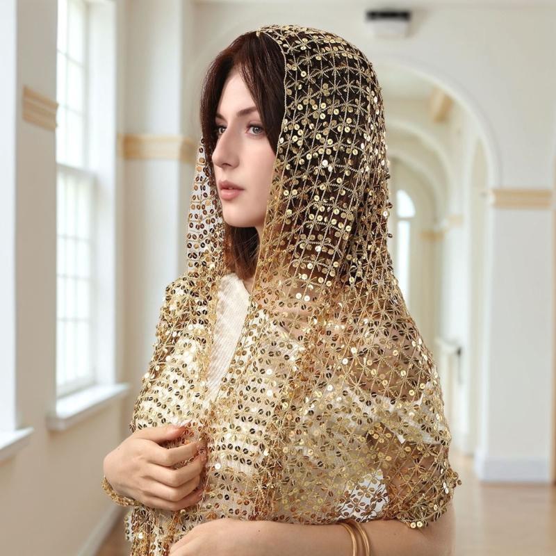 Y3NE Embellished Sequins Weddi - Stole Wedding Shawl incelemesi ve fiyatı
