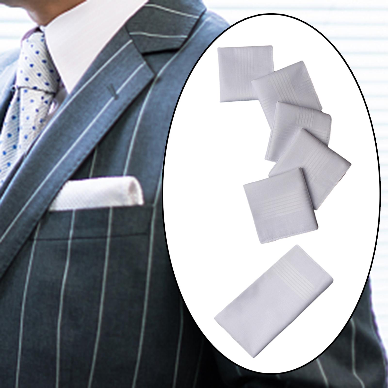 6x Mens Handkerchief Hankies G - Handkerchief Cotton Men incelemesi ve fiyatı