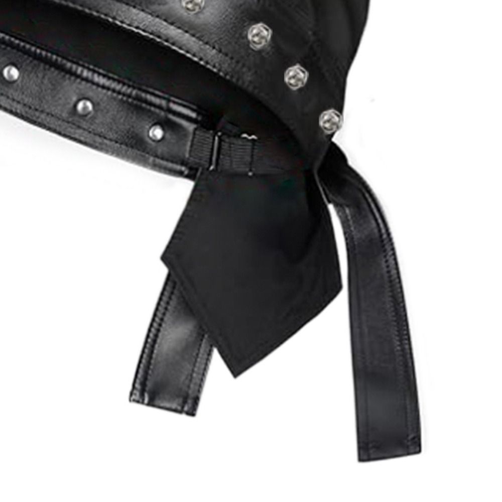 New PU Leather Black Biker Cap - Bandana Doo Rag incelemesi ve fiyatı