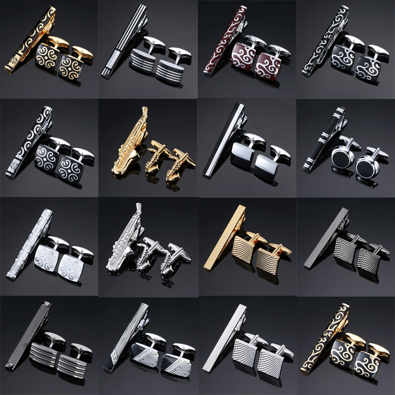 High Quality Cuff links neckti - Tie Bar Set Gift incelemesi ve fiyatı