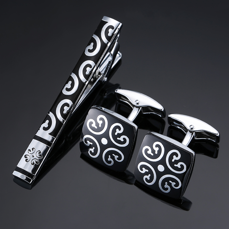 High Quality Cuff links neckti - Tie Bar Set Gift incelemesi ve fiyatı