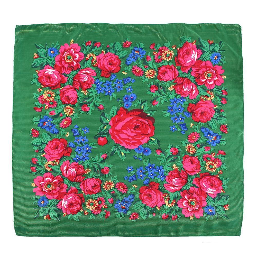 110*110cm Golden Silvery Wire  - Bandana Cotton incelemesi ve fiyatı
