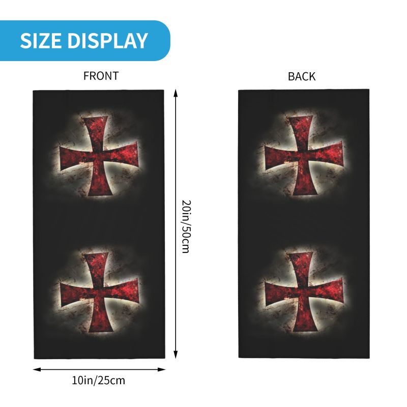 Custom Knights Templar Flag Ba - Neck Warmer Tube incelemesi ve fiyatı