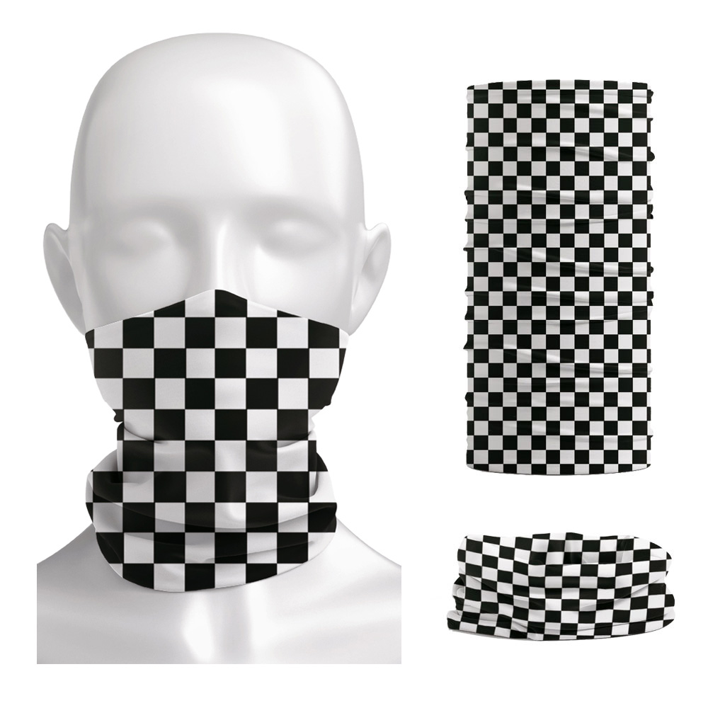 Checkered Ska Printed Headband - Neck Warmer Tube incelemesi ve fiyatı