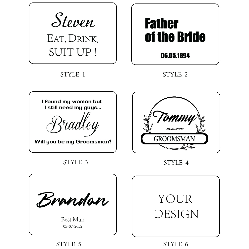Name Engraved Groomsmen Best M - Tie Bar Set Gift incelemesi ve fiyatı