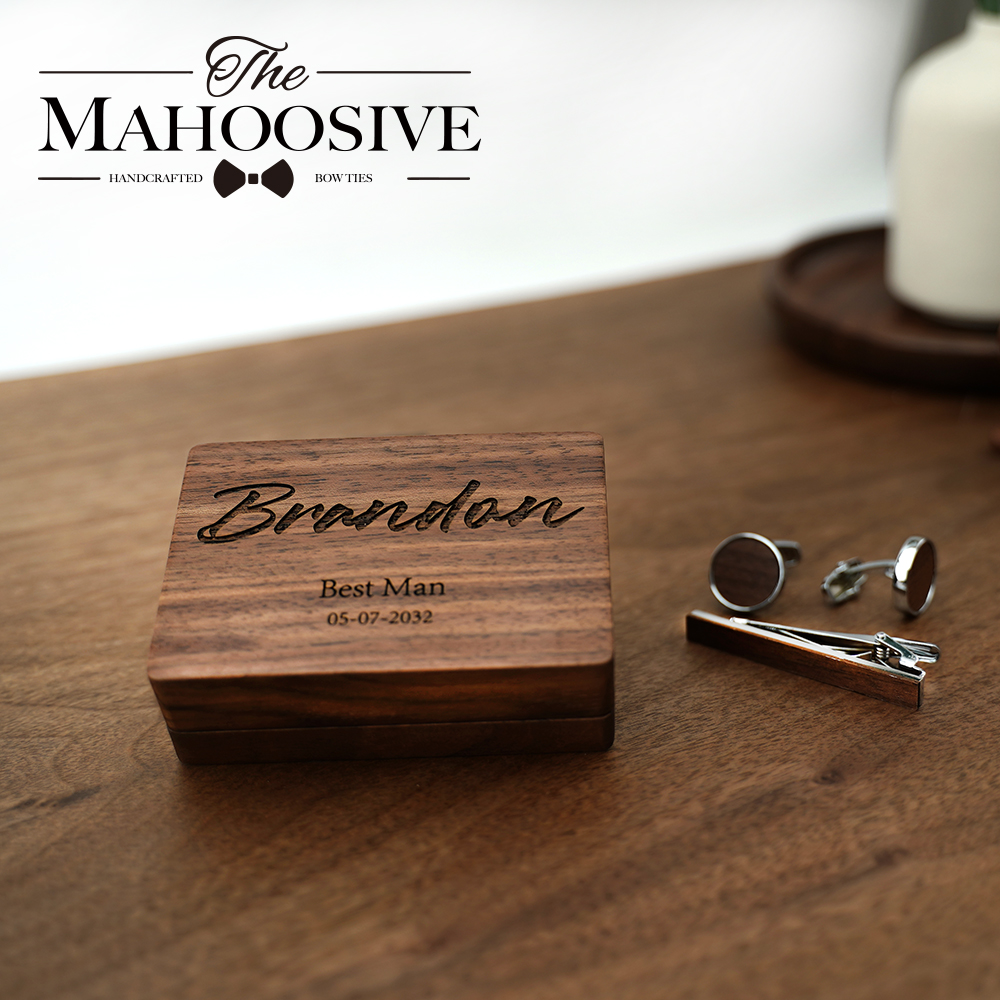 Name Engraved Groomsmen Best M - Tie Bar Set Gift incelemesi ve fiyatı